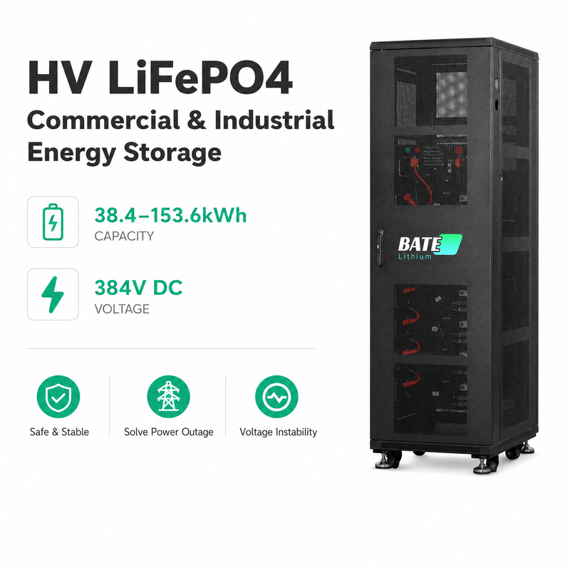 76.8kWh 상업용 캐비닛 ESS