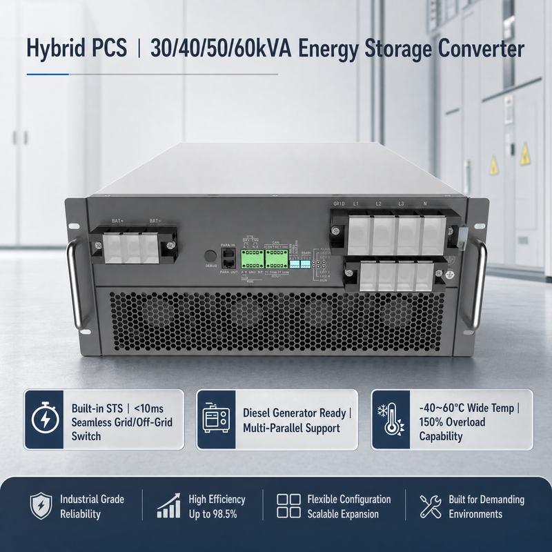 HCPS 마이크로그리드 저장 변환기 100~125kW